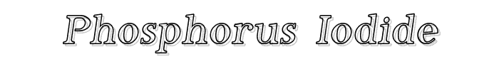 Phosphorus Iodide font
